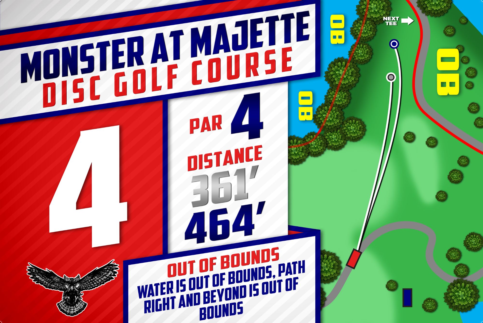 Monster at Majette Disc Golf Course Monster at Majette Disc Golf Course